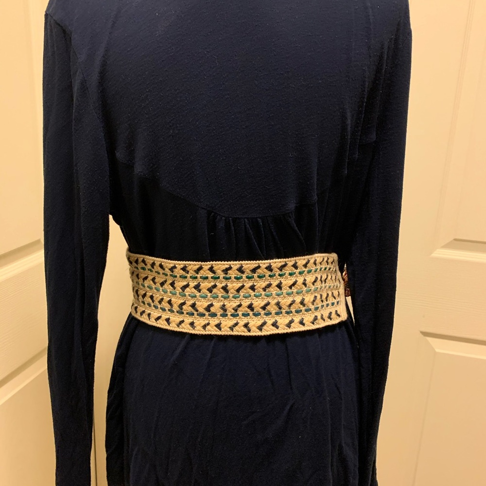 Navy blue jersey cardigan sz XL - Picture 4 of 4